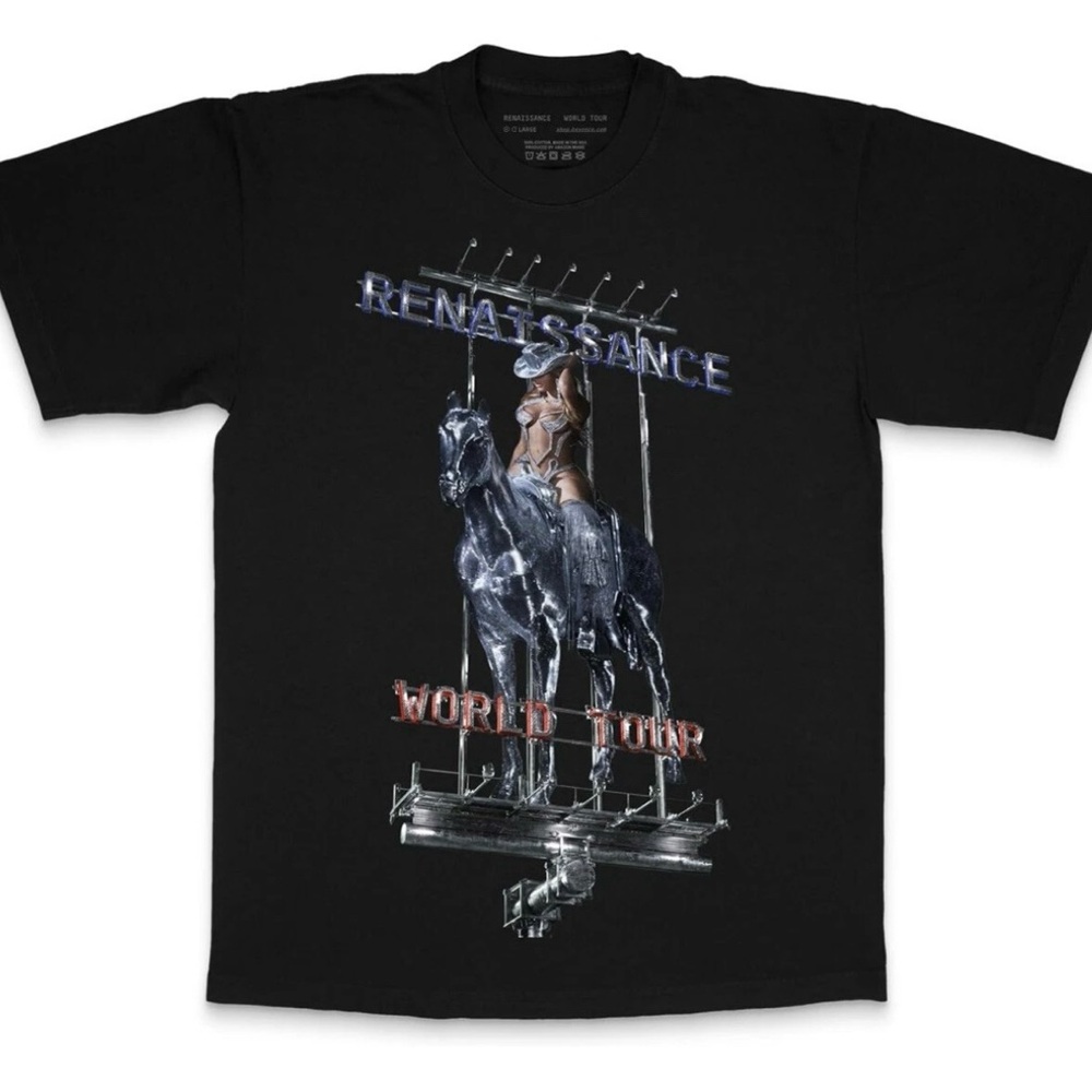 Renaissance World Tour Black Graphic Tee